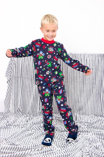Boys' Warm Pyjama Set – Cozy & Comfortable, Winter,  Nosi svoe 6076-024-4 (br... - Bild 1 von 2