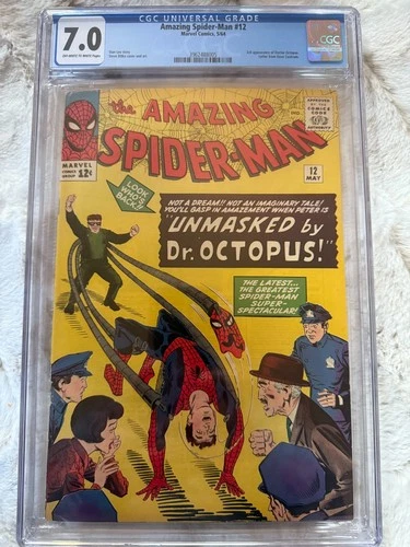 The Amazing Spider-Man #12 CGC 7.0 Very Fine (Marvel Comics May 1964)