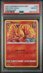 Moltres SWSH185 Sword & Shield Black Star Promo Holo