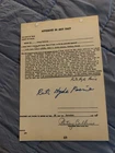 RUTH HYDE PAINE Signed 4x6 AFFIDAVIT Photo Kennedy Assassination JFK AUTOGRAPH