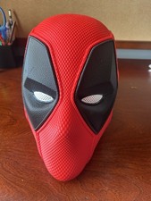 Deadpool Full Face Mask Adult One Size fits 21-22 circumference maybe 20