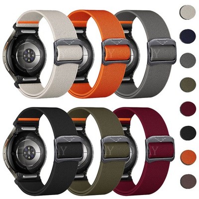 Nylon Armband für Samsung Galaxy Watch 7 FE 5/Pro 6 4 Classic Sport Uhrenarmband