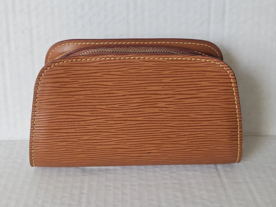 Bolso de Cosméticos LOUIS VUITTON Bolsa de Maquillaje MARRÓN Cuero Epi Dauphine Foto 2 de 4