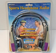 Lenoxx Sound Sports Headphone Radio Receiver 885M NEW FACTORY SEALED