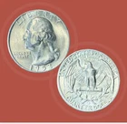 1953-S Quarter, AU Quality, 90% Silver,ERRORS!?,