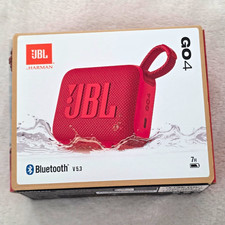 JBL Go 4 Portable Speaker Red Bluetooth 5.3 Wireless Portable Bluetooth 7H