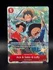 Ace & Sabo & Luffy (Alternate Art) OP13-007 Carrying On His Will Foil