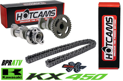 Kawasaki KX450F 2009-2015 Hot Cams Stage 2 Camshafts + Timing Chain Upgrade Kit