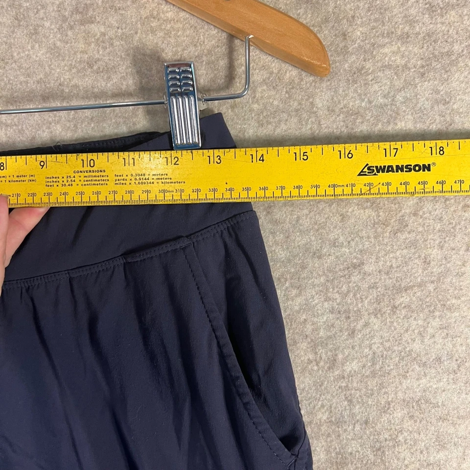 Pantalones de senderismo Mountain Hardwear pequeños gris oscuro bolsillos elásticos en la cintura para mujer Foto 4 de 4