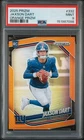2025 Panini Prizm Jaxson Dart Orange /249 Rookie RC #332 PSA 9 Mint