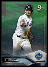Pete Alonso 2021 Bowman Platinum #48 Mets MLB READ FREE SHIPPING AutographDen