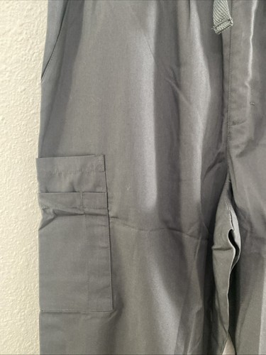NWT Cherokee Workwear Gray Elastic Waist Chinos Mens Pants Size M - 第 3/5 張圖片