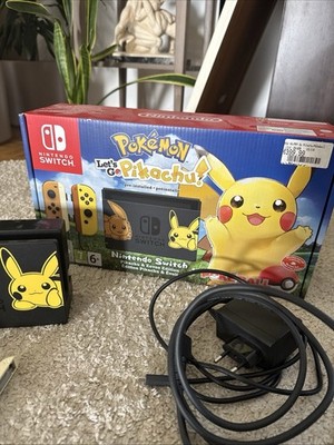Nintendo Switch   Pokemon Let's Go Pikachu   Limited Edition   Blitzversand  