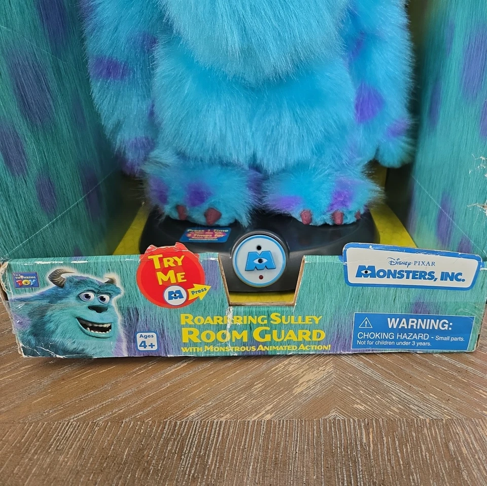 复古 Monsters Inc Sulley Motion 激活 11 英寸会说话的房间警卫迪士尼皮克斯 — 第 2/4 张图片