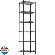 REGILLER 6 Wire Shelving Steel Storage Rack Adjustable Unit Shelv