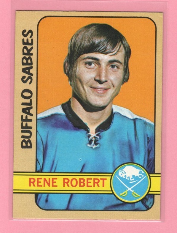 1972-73 Topps NHL Rene Robert #161 Buffalo Sabres  - See Pics