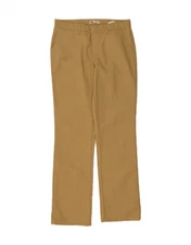 DICKIES Womens High Waist Straight Chino Trousers US 14 XL W32 L33 Beige DV48
