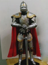 1/6 Medieval Knight General Horseman Soldier Cloak Cape F 12" Action Figure Body