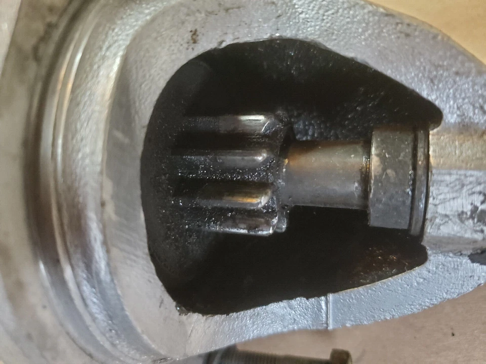 Jaguar XKE 1968 4,2 motor de arranque y solenoide probado de mi XKE 1968 parte 26252A Foto 3 de 4