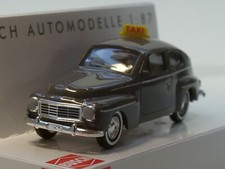 Busch Volvo 544, Buckelvolvo als schwedisches Taxi, grau - 43918 - 1:87