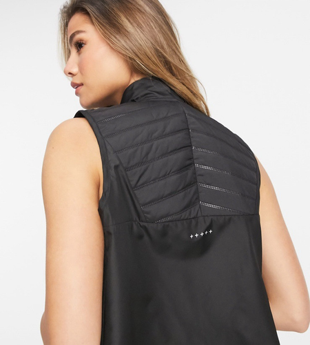 Puma Running Lightweight WINDcell Vest Black Women’s Full Zip Side Pockets Sz M - Picture 5 of 22