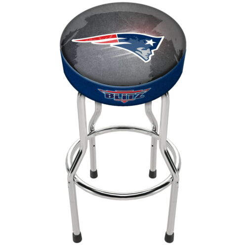 NFL Team Logo Bar Stool Adjustable Swivel Seat High Back Chair Blitz Football - Picture 236 of 247