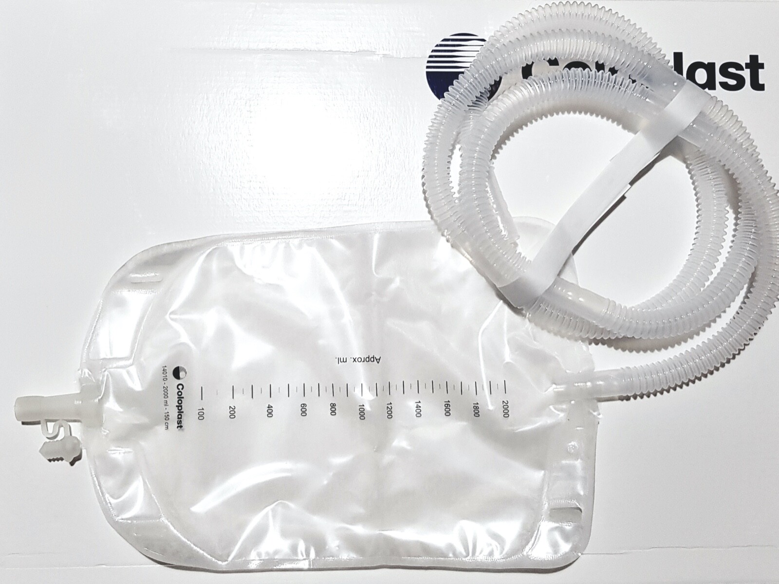 Coloplast fistula bed night drainage bag 2000ml 14010 high output