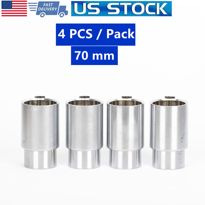 NEW 4X 70mm Car Lift Tray Heightening Feet Plus Pad Solid Lift Parts US Stock