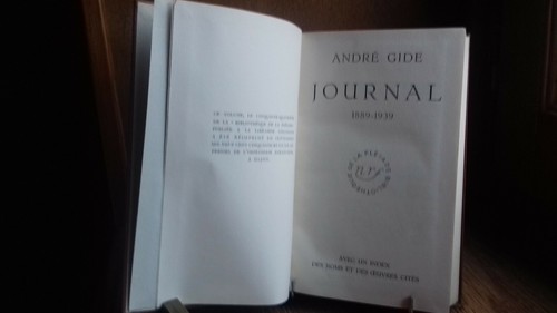 GIDE André. "Journal 1889-1939" Bibliothèque de la Pléiade n°54. 1951 (col1e) - Picture 2 of 8