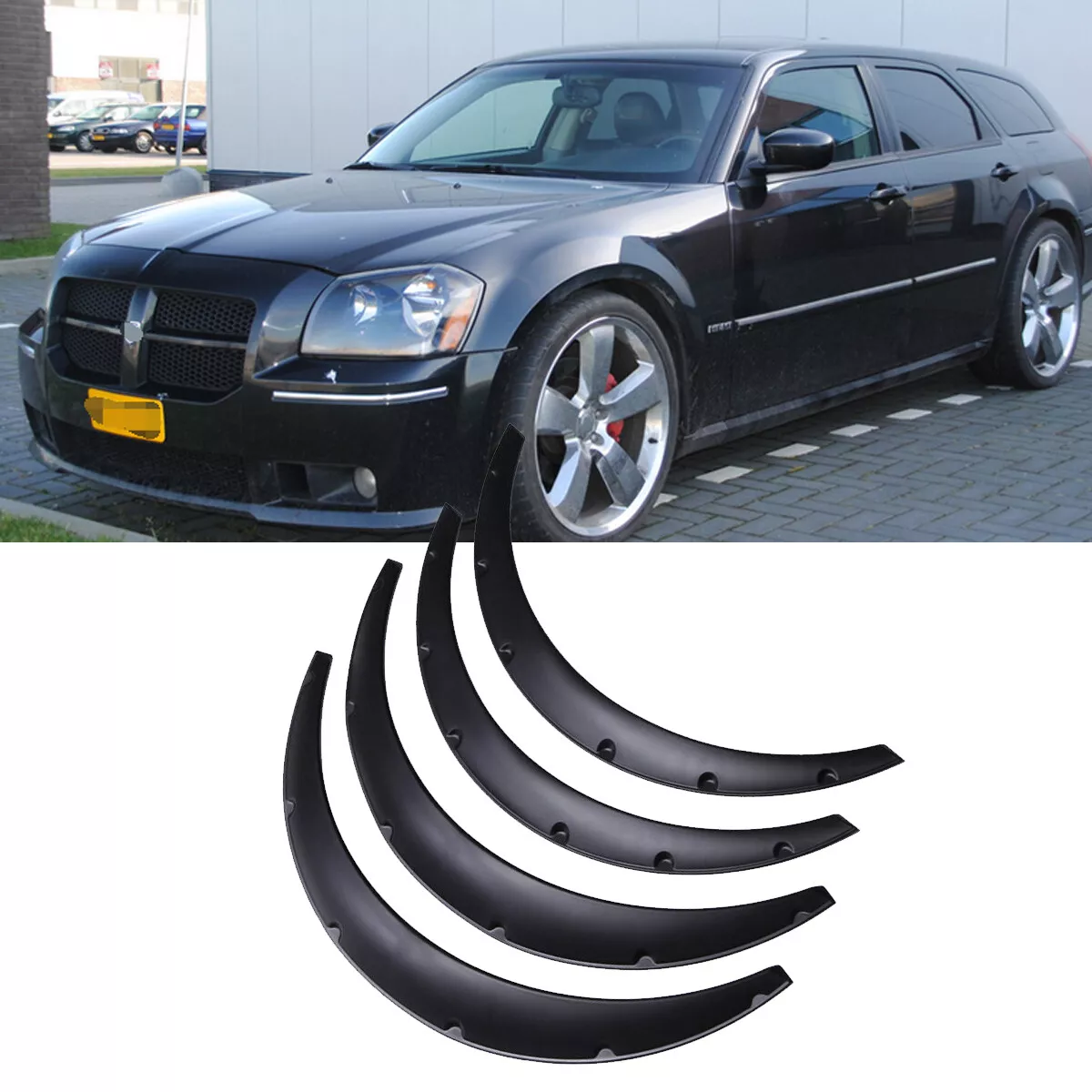 For Dodge Magnum 1978 2008 Fender Flares Wide Body Kit Wheel