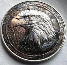 Bald Eagle - American Silver Eagle 1oz. .999 Silver Dollar Patriotic Coin
