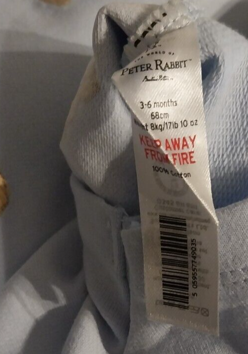 Peter Rabbit Characters Dungarees And Bodysuit Set Baby Boys Nutmeg 36