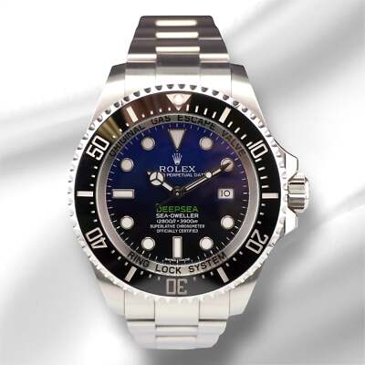 Rolex Deep Sea-Dweller Date 44mm 'James Cameron' Blue Steel Oyster Watch  116660