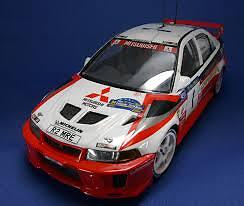 Tamiya 1/24 Model Kits Mitsubishi Lancer Evolution V WRC from