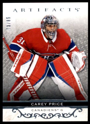 2021-22 Upper Deck Artifacts Light Blue Steel Carey Price /85 #130 - Picture 1 of 2