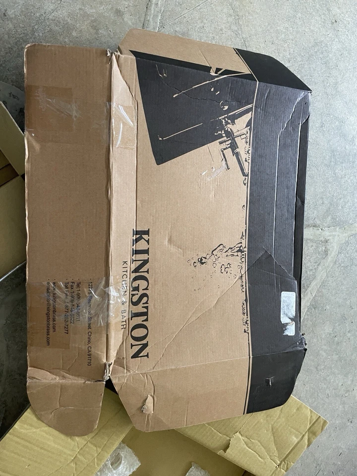 Grifo de cocina amplio Kingston ks1795albs PIEZAS Foto 2 de 4