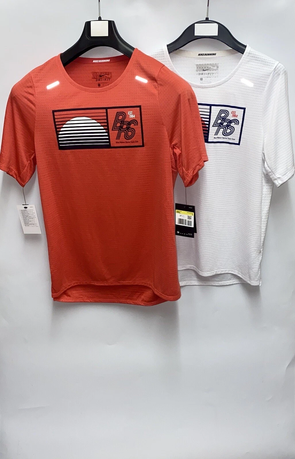 Nike Rise 365 Blue Ribbon Sports Running Top Running T-Shirt x2 (NEW & PRELOVED)