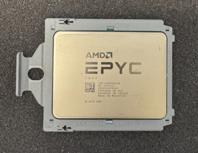 AMD epyc 7663 Milan 56C 2.0GHz  240w 100-000000318 CPU Processor. LENOVO LOCKED