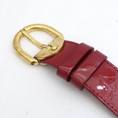 Louis Vuitton Monogram Vernis Ceinture M6980 Gürtel Rot 80/32 Santur Spanien ...