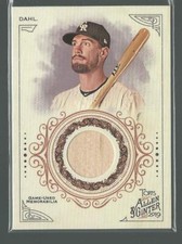 2019 TOPPS ALLEN & GINTER DAVID DAHL ROCKIES GAME USED BAT PATCH RELIC 