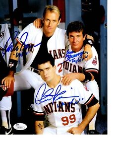 Photo Charlie Sheen Autograph Signed 8 x 10