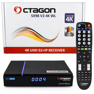 Octagon SX98 V2 4K WL 4K UHD Satelliten Receiver + WiFi + Define OS Linux DVB-S2