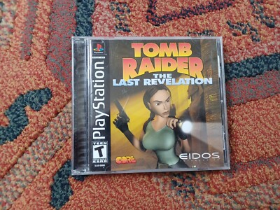 Tomb Raider Last Revelation PS1 PlayStation 1 Complete CIB + Reg Card MISPRINT!