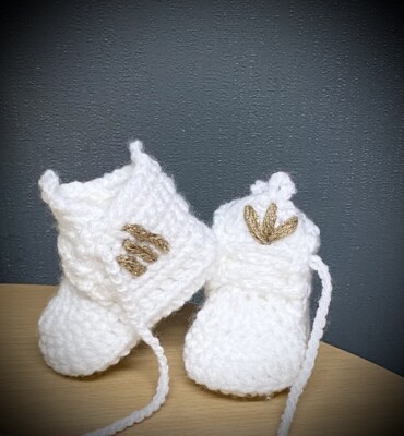 Häkel Babyschuhe Handarbeit Häkelwolle Babystiefel Turnschuhe Hausschuhe Turnschuhe