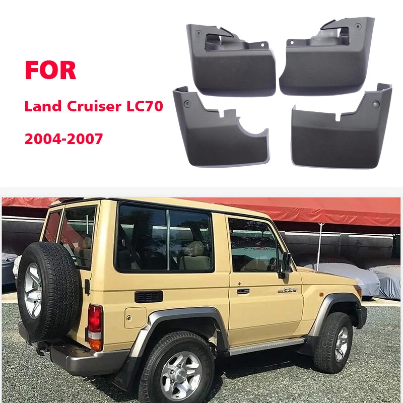 Mud Flaps Splash Guards Fender For Toyota Land Cruiser LC70 4Pcs Side Mud Guards - Imagem 2 de 4