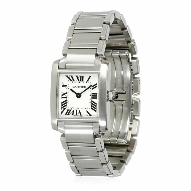 Cartier Stainless Steel Case Wristwatches