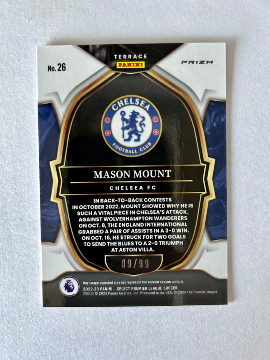 2022-23 Select EPL Mason Mount Terrace Level Orange Prizm SSP #09