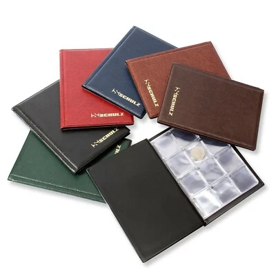 Coin Album for 96 Coins ( 50p £1 £2 10p ) Schulz Storage Folder Book Multicolour