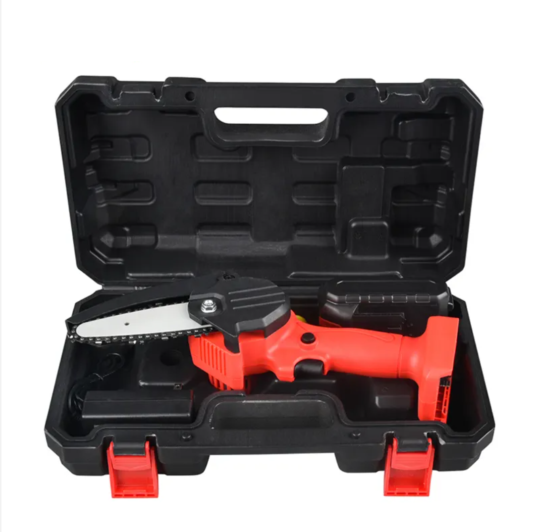 Mini Motosega A Batteria 2 Batterie Elettrosega Tagliarami 6'' PolliciRE10042 - Foto 5