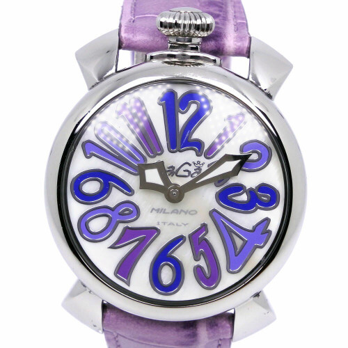 Gaga Milano Manuale 40 Wristwatch Stainless Steel x Leather Gaga Milano Manuale 40 Wristwatch Stainless Steel x Leather